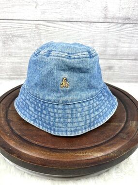 Baby Gap Denim Bucket Hat Unisex Size 6-12 Months Outdoor Vacation Beach Preppy